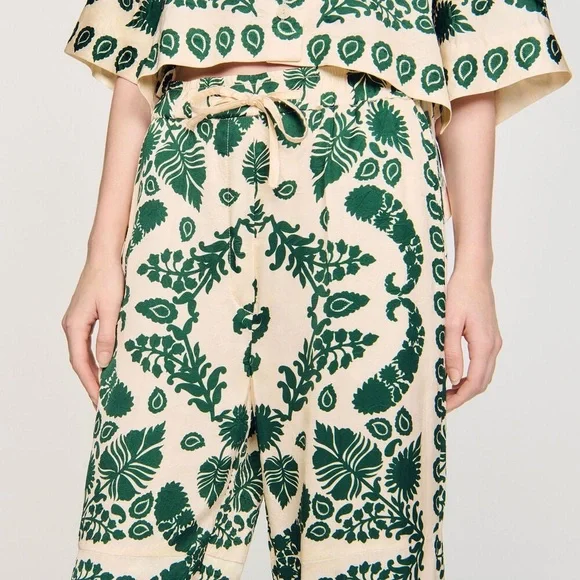 NWOT Sandro Cavalaire Trousers w/ small, faint mark on back - Picture 4 of 12